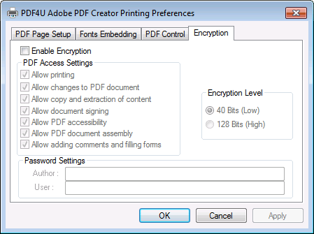 A full-featured easy-to-use PDF creation tool for Windows 7/Vista/XP/Server2008 versatile Screen Shot